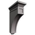 Fabuwood Allure Galaxy Nickel 3 1/2" W X 12 1/4" H X 8" D Wall Corbels