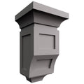 Fabuwood Allure Galaxy Nickel 3 3/4" W X 6 1/2" H X 3 1/2" D Wall Corbels