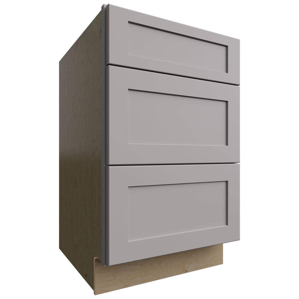 Fabuwood Allure Galaxy Nickel 21" W X 34 1/2" H X 24" D 3 Drawer Base Cabinet