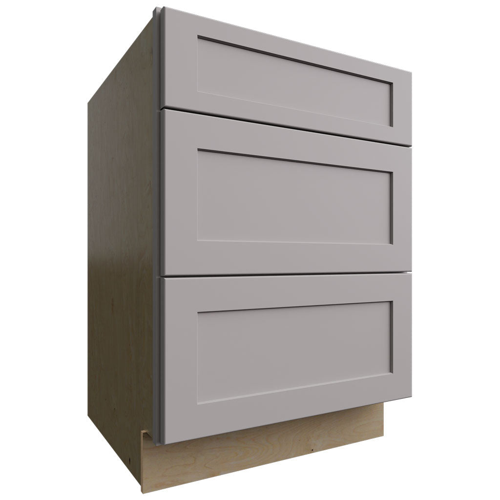 Fabuwood Allure Galaxy Nickel 24" W X 34 1/2" H X 24" D 3 Drawer Base Cabinet