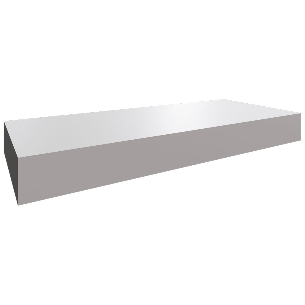 Fabuwood Allure Fusion Nickel 24" W X 2 1/2" H X 10" D Floating Shelf