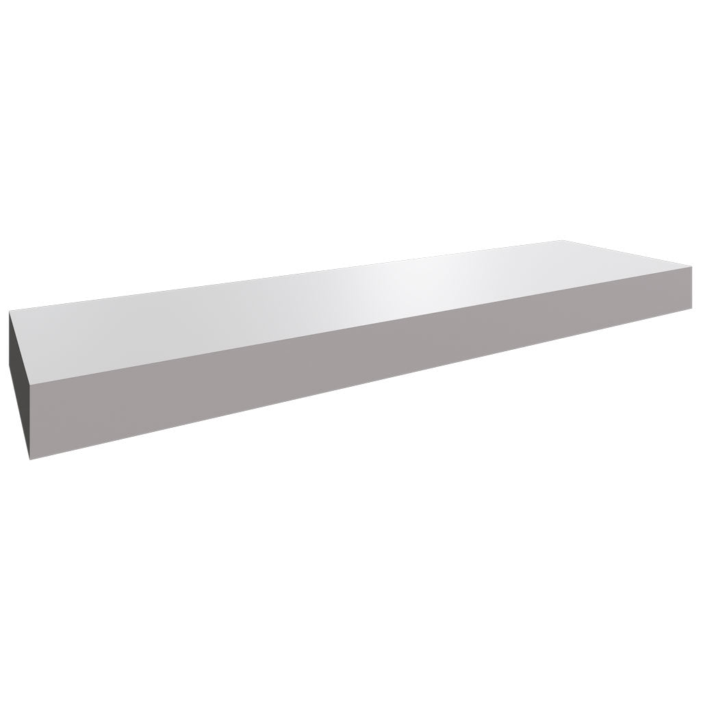 Fabuwood Allure Fusion Nickel 36" W X 2 1/2" H X 10" D Floating Shelf