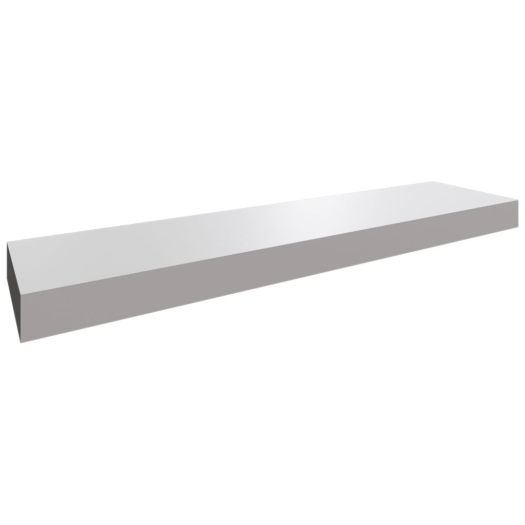Fabuwood Allure Galaxy Nickel 42" W X 2 1/2" H X 10" D Floating Shelf