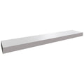 Fabuwood Allure Galaxy Nickel 54" W X 2 1/2" H X 10" D Floating Shelf