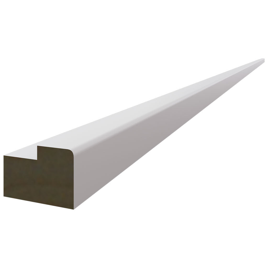 Fabuwood Allure Galaxy Nickel 96" W X 1" H X 1 1/2" D Light Rail Molding
