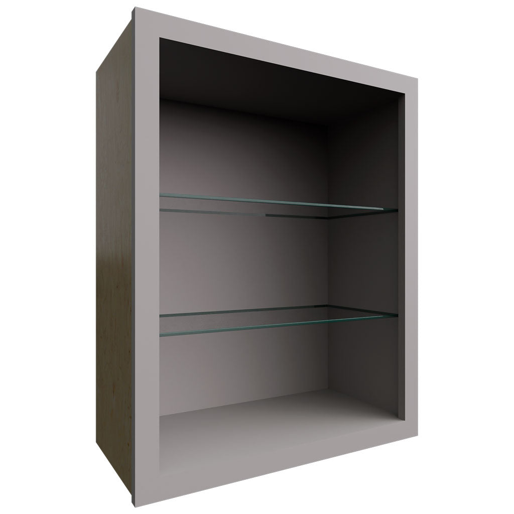 Fabuwood Allure Fusion Nickel 24" W X 30" H X 12" D Wall No Door Cabinet