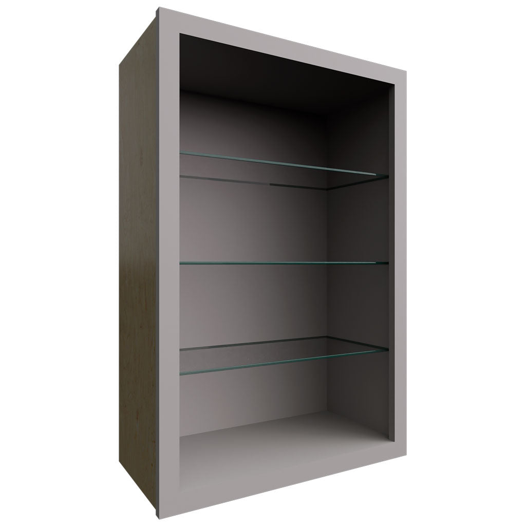 Fabuwood Allure Galaxy Nickel 24" W X 36" H X 12" D Wall No Door Cabinet