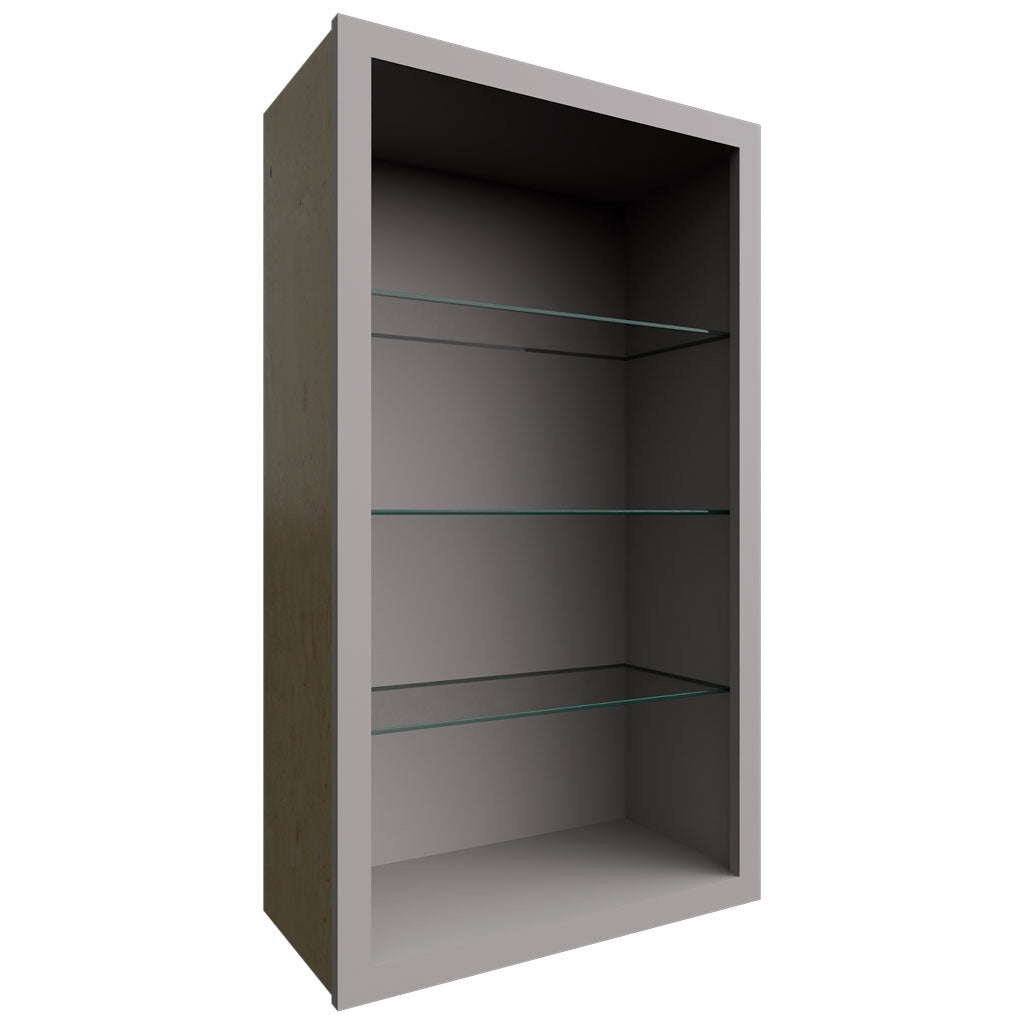 Fabuwood Allure Fusion Nickel 24" W X 42" H X 12" D Wall No Door Cabinet