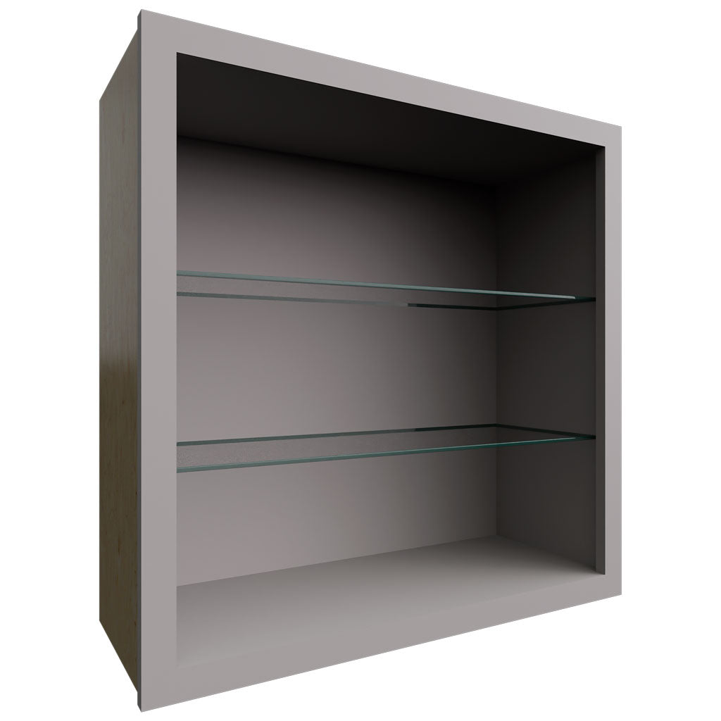 Fabuwood Allure Fusion Nickel 30" W X 30" H X 12" D Wall No Door Cabinet