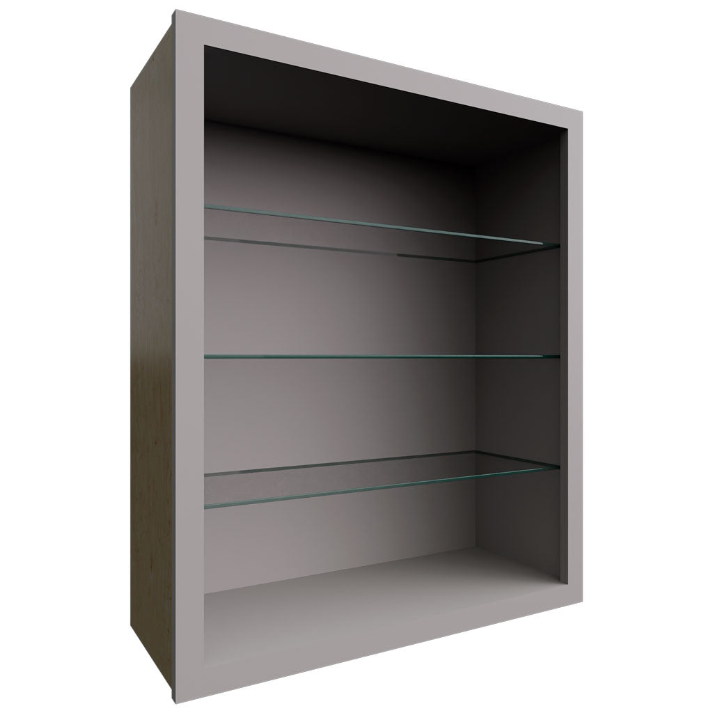 Fabuwood Allure Fusion Nickel 30" W X 36" H X 12" D Wall No Door Cabinet
