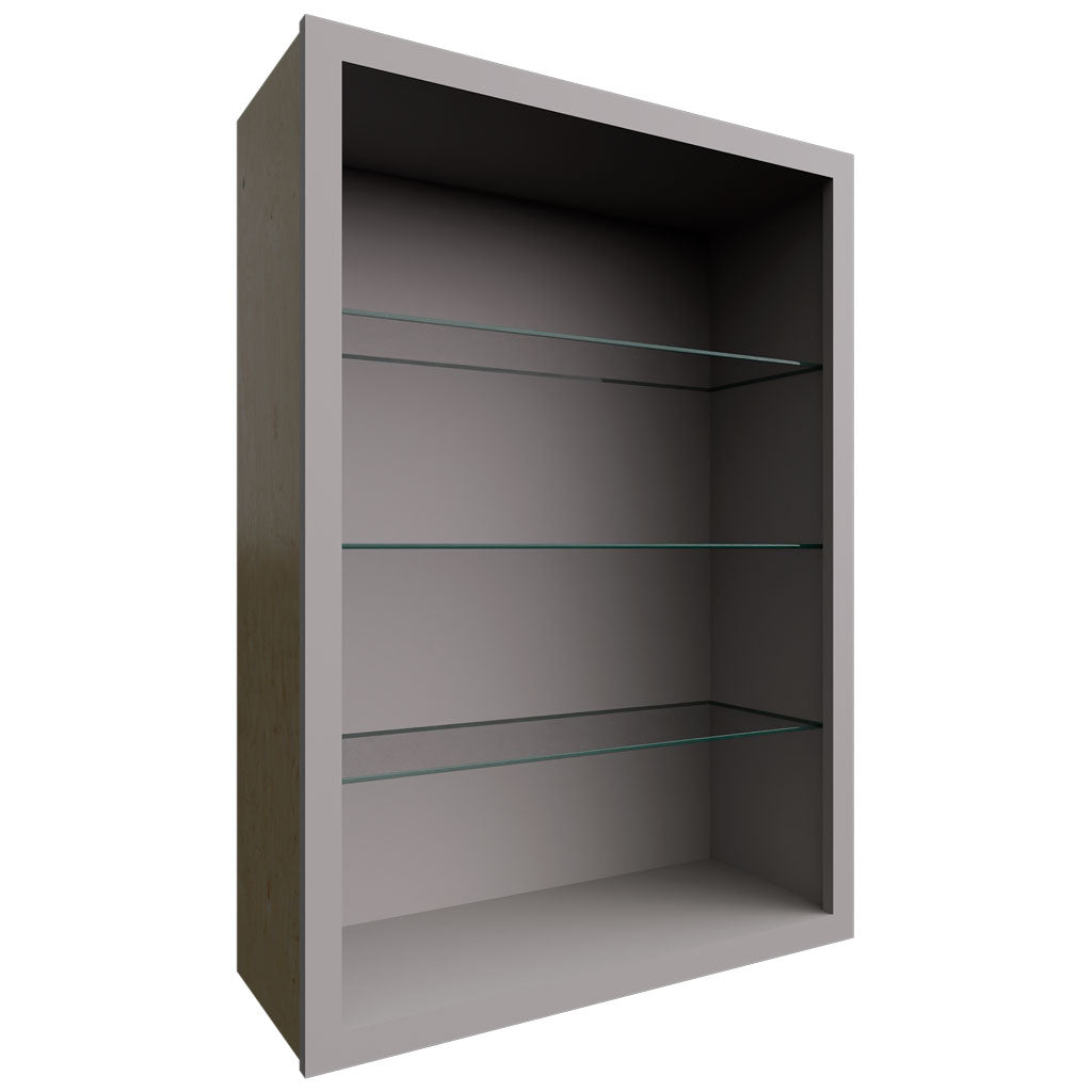 Fabuwood Allure Galaxy Nickel 30" W X 42" H X 12" D Wall No Door Cabinet