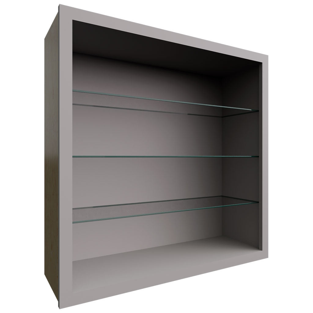 Fabuwood Allure Galaxy Nickel 36" W X 36" H X 12" D Wall No Door Cabinet