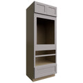 Fabuwood Allure Galaxy Nickel 33" W X 84" H X 24" D Double Oven Tall Cabinet