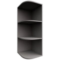 Fabuwood Allure Galaxy Nickel 12" W X 30" H X 12" D Wall Open End Cabinet