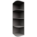 Fabuwood Allure Galaxy Nickel 12" W X 42" H X 12" D Wall Open End Cabinet