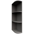 Fabuwood Allure Galaxy Nickel 06" W X 30" H X 12" D Wall Open Left End Cabinet