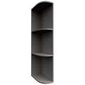 Fabuwood Allure Galaxy Nickel 06" W X 36" H X 12" D Wall Open Left End Cabinet