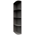 Fabuwood Allure Galaxy Nickel 06" W X 42" H X 12" D Wall Open Left End Cabinet