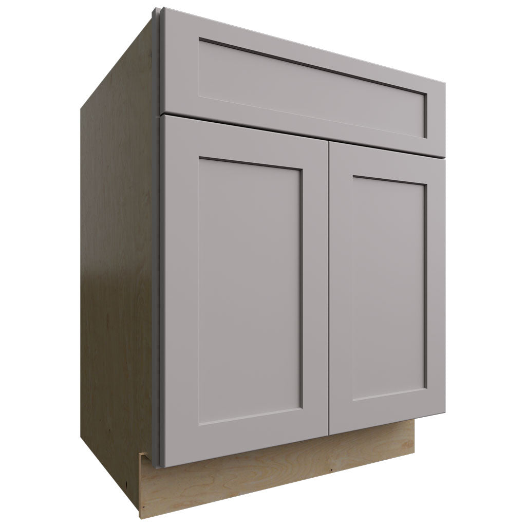 Fabuwood Allure Galaxy Nickel 27" W X 34 1/2" H X 24" D Double Door Sink Base Cabinet