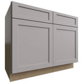 Fabuwood Allure Galaxy Nickel 42" W X 34 1/2" H X 24" D Double Door Sink Base Cabinet