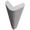 Fabuwood Allure Galaxy Nickel 5 /8" W X 5" H X 7/8" D Toe Kick Cap