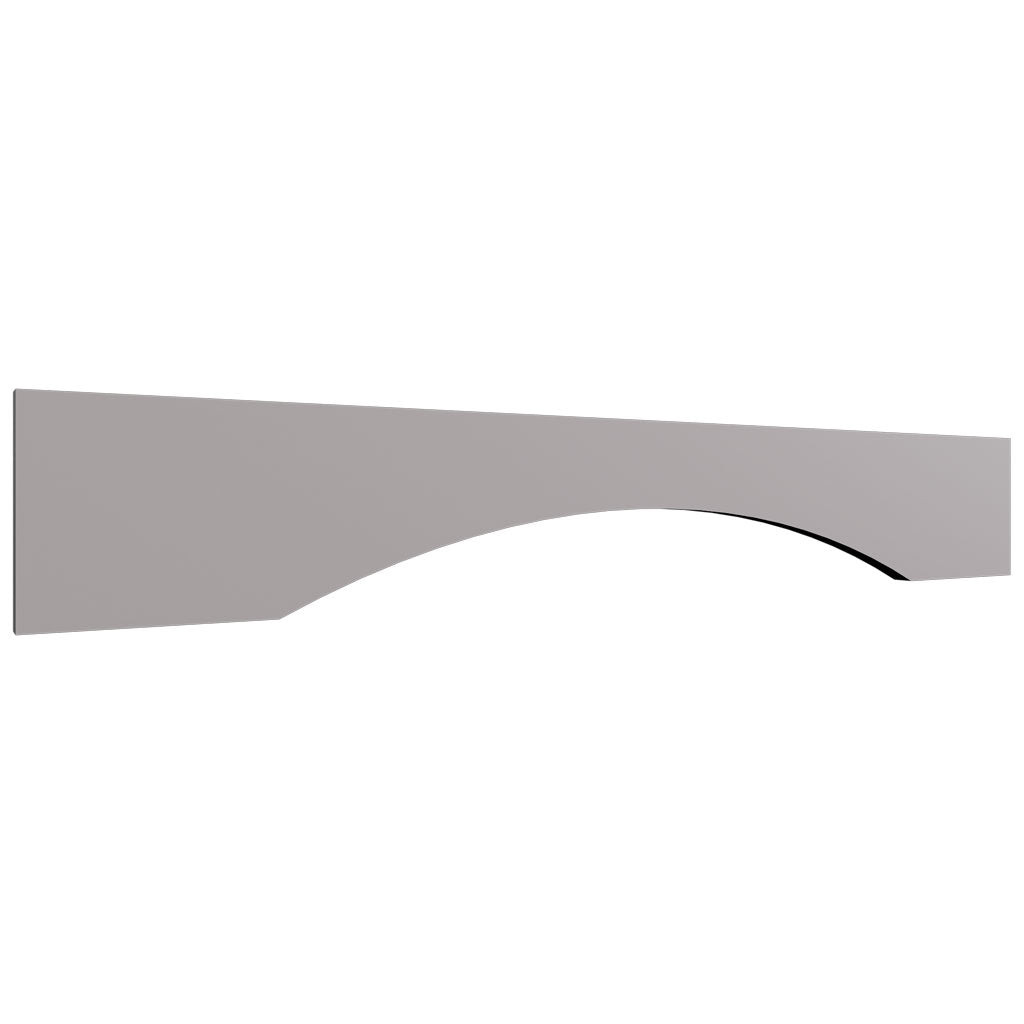 Fabuwood Allure Fusion Nickel 36" W X 5 1/2" H  Arched Valance
