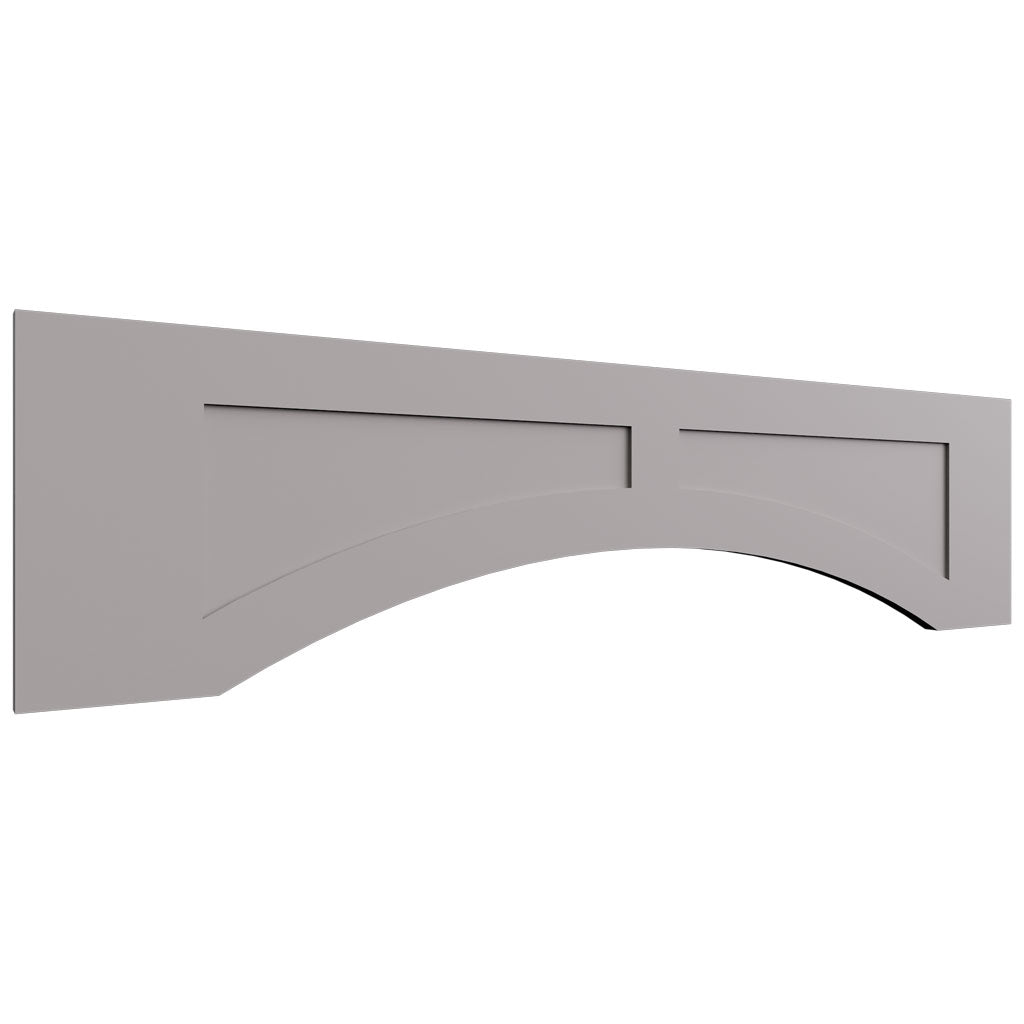 Fabuwood Allure Galaxy Nickel 48" W X 12" H Arched-Raised Panel