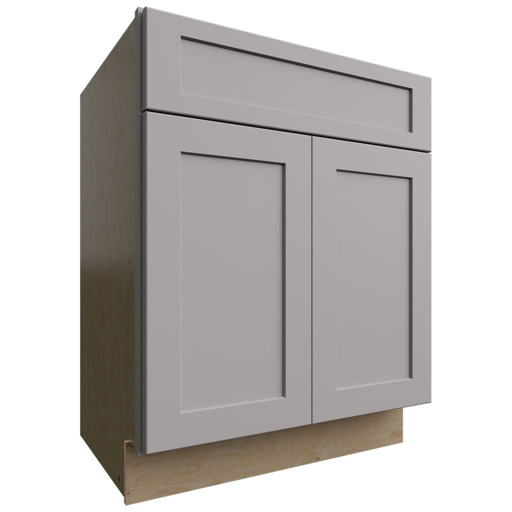 Fabuwood Allure Galaxy Nickel 27" W X 34 1/2" H X 21" D Vanity Sink Base Cabinet