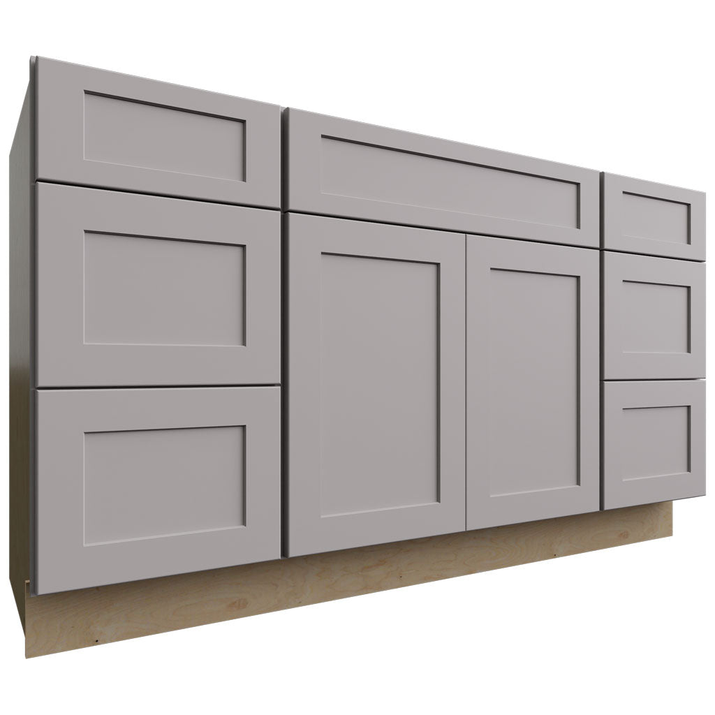 Fabuwood Allure Galaxy Nickel 60" W X 34 1/2" H X 21" D Vanity Combo Single Sink Cabinet