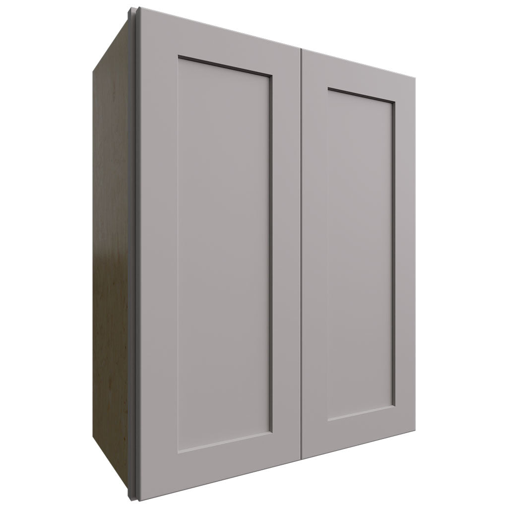 Fabuwood Allure Galaxy Nickel 24" W X 30" H X 12" D Double Door Wall Cabinet