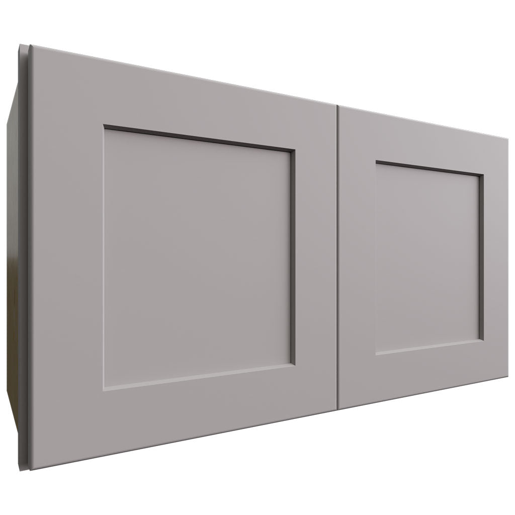 Fabuwood Allure Galaxy Nickel 27" W X 15" H X 12" D Double Door Wall Cabinet
