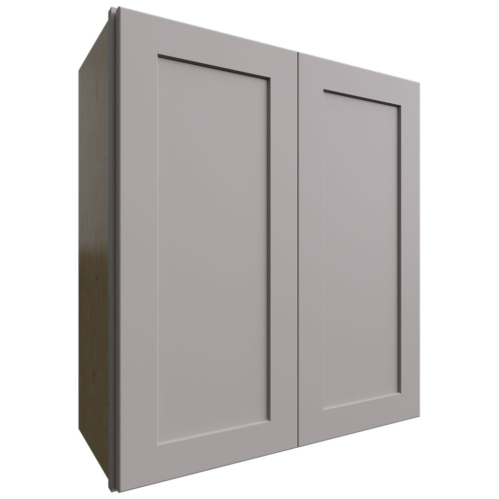 Fabuwood Allure Galaxy Nickel 27" W X 30" H X 12" D Double Door Wall Cabinet