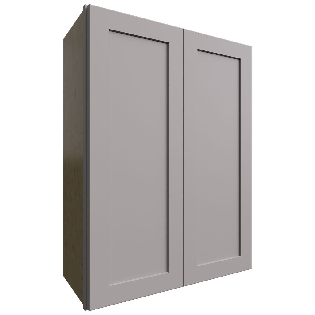 Fabuwood Allure Galaxy Nickel 27" W X 36" H X 12" D Double Door Wall Cabinet