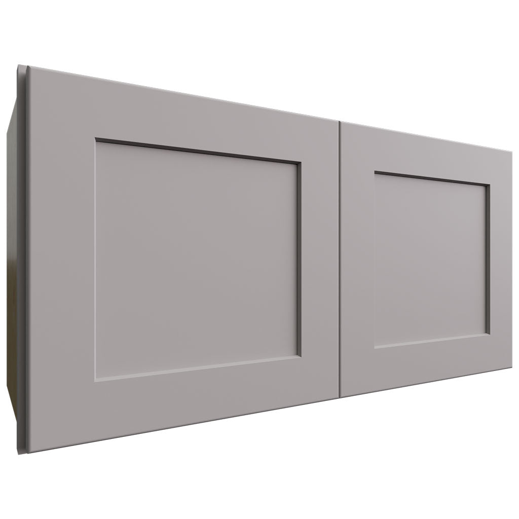 Fabuwood Allure Galaxy Nickel 30" W X 15" H X 12" D Double Door Wall Cabinet