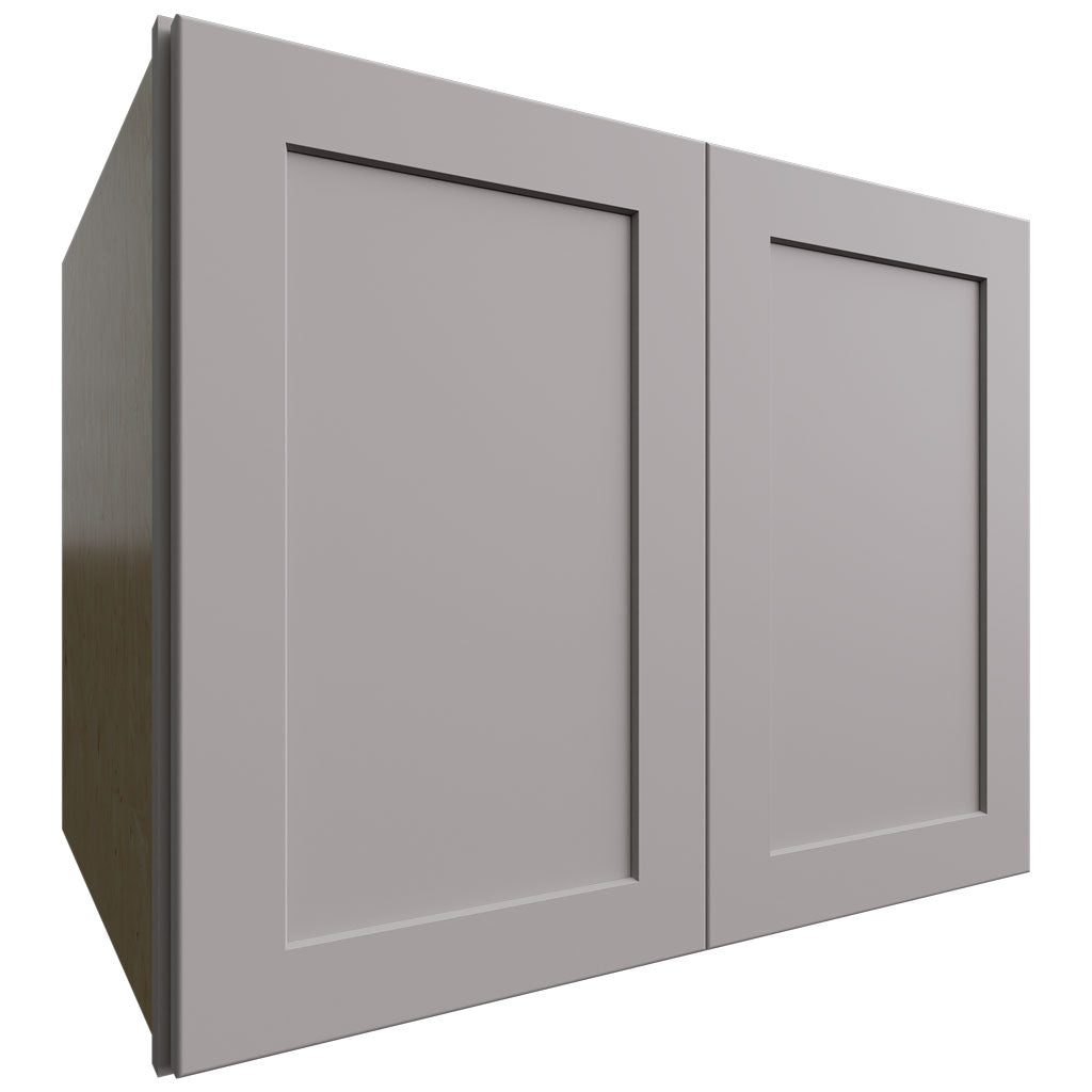 Fabuwood Allure Galaxy Nickel 30" W X 24" H X 24" D Double Door Wall Cabinet