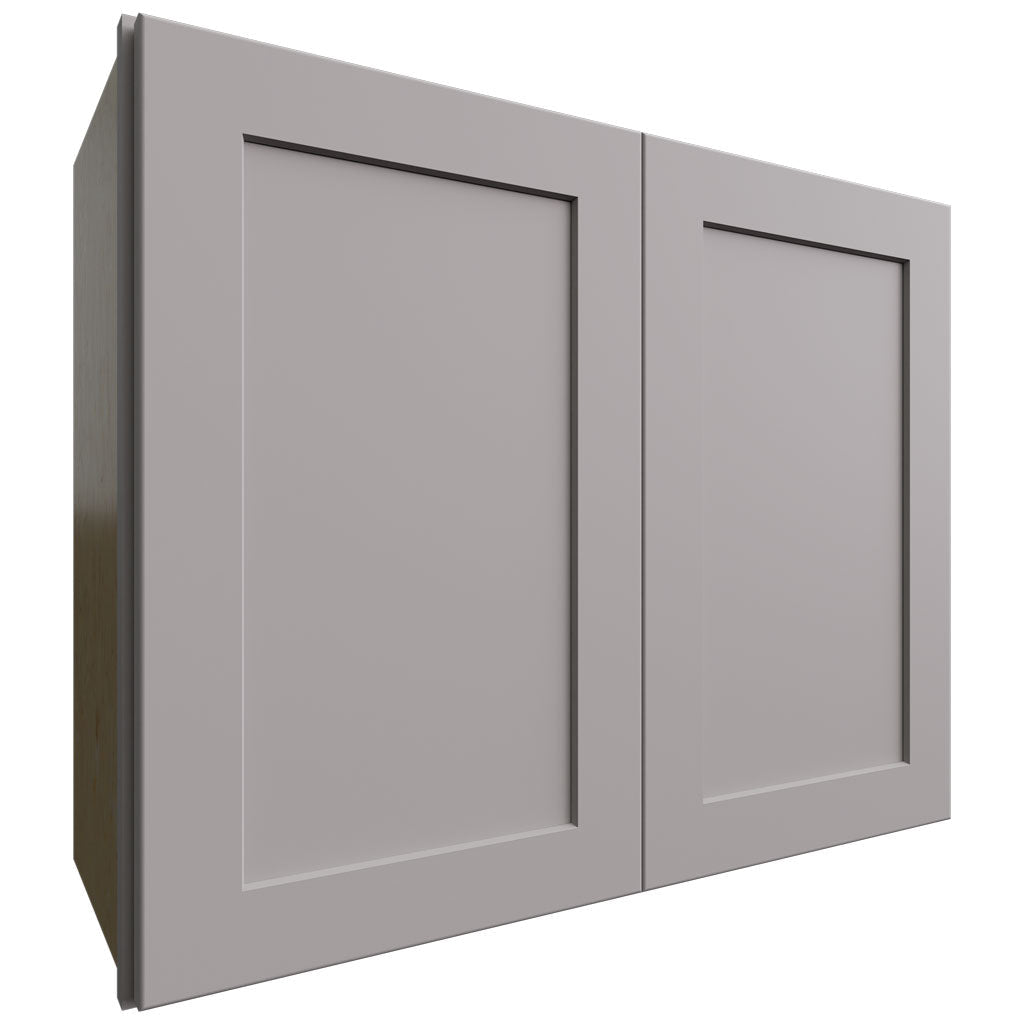 Fabuwood Allure Galaxy Nickel 30" W X 24" H X 12" D Double Door Wall Cabinet