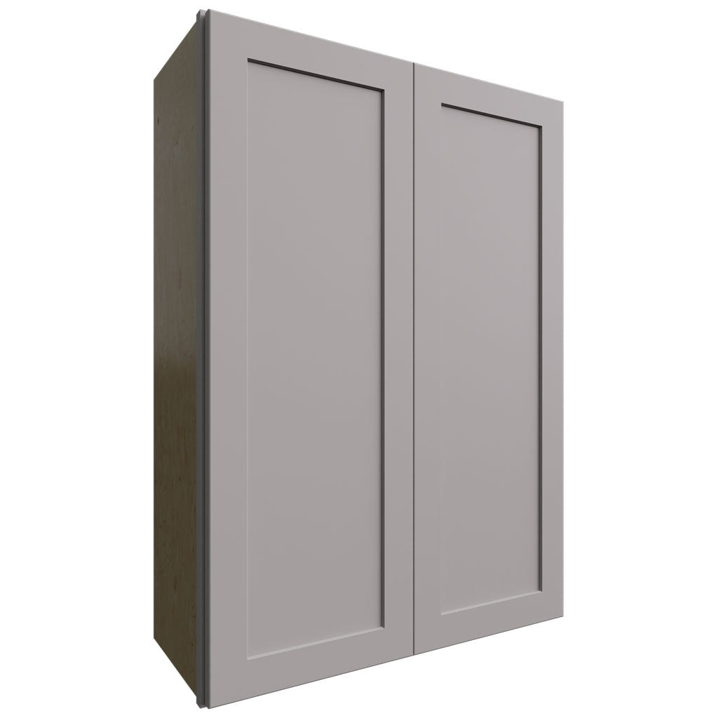 Fabuwood Allure Galaxy Nickel 30" W X 42" H X 12" D Double Door Wall Cabinet