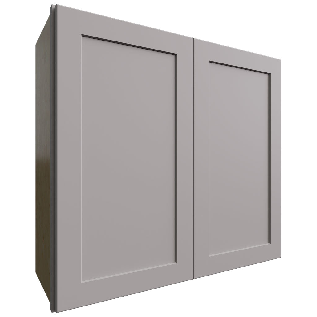 Fabuwood Allure Galaxy Nickel 33" W X 30" H X 12" D Double Door Wall Cabinet