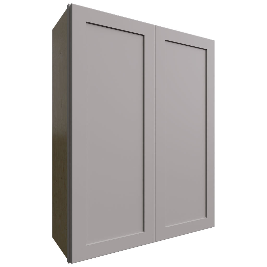 Fabuwood Allure Galaxy Nickel 33" W X 42" H X 12" D Double Door Wall Cabinet