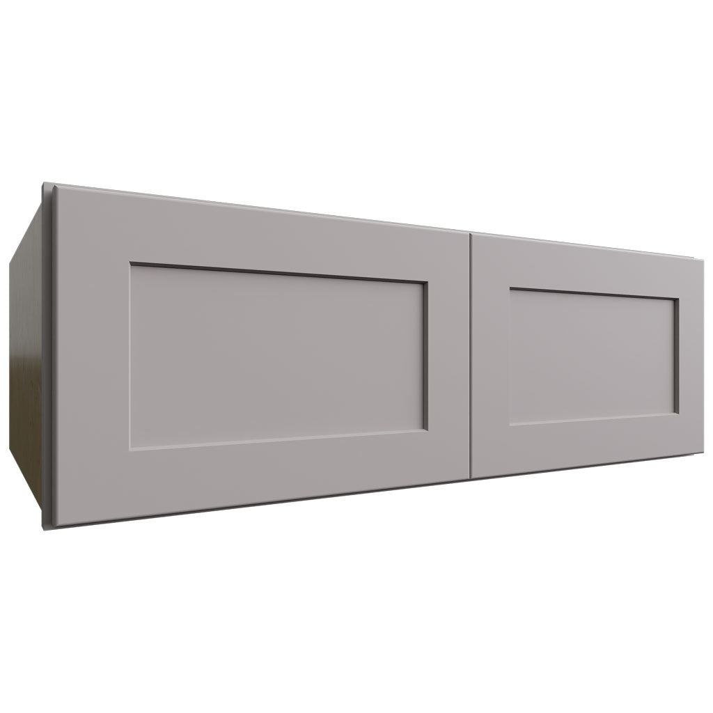 Fabuwood Allure Galaxy Nickel 36" W X 12" H X 24" D Double Door Wall Cabinet