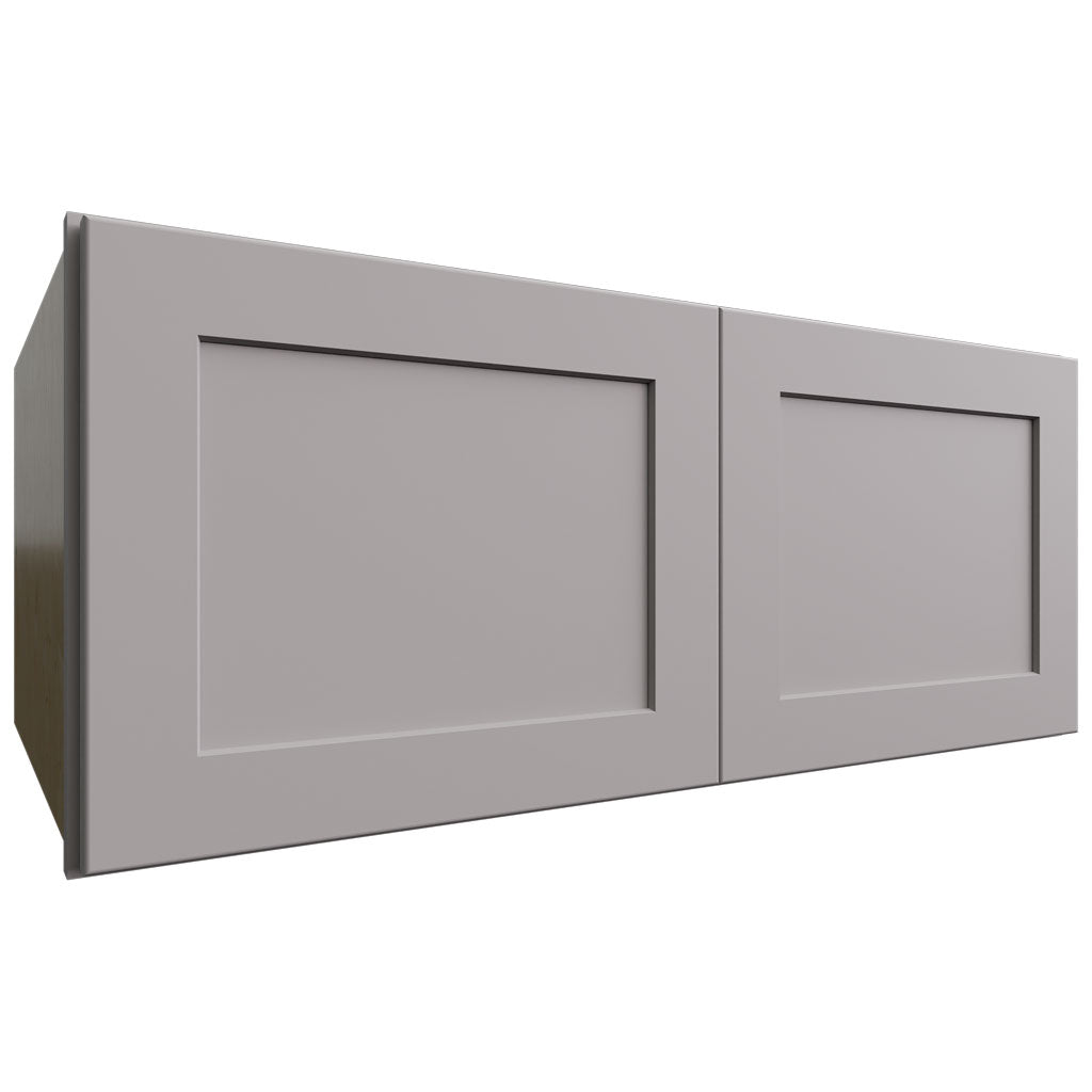 Fabuwood Allure Galaxy Nickel 36" W X 15" H X 24" D Double Door Wall Cabinet