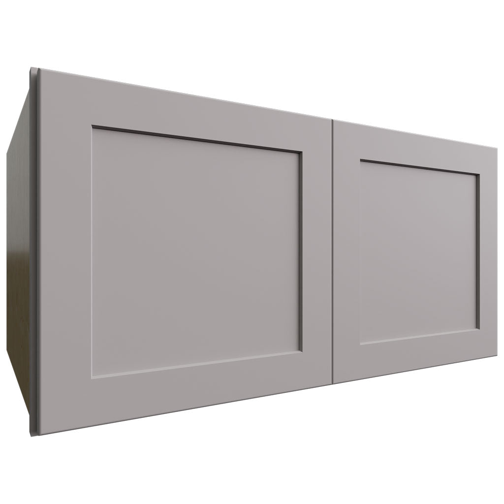 Fabuwood Allure Galaxy Nickel 36" W X 18" H X 24" D Double Door Wall Cabinet