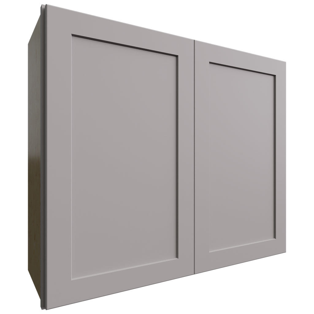 Fabuwood Allure Galaxy Nickel 36" W X 30" H X 12" D Double Door Wall Cabinet