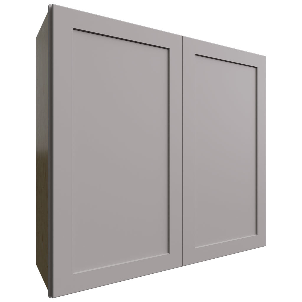 Fabuwood Allure Galaxy Nickel 39" W X 36" H X 12" D Double Door Wall Cabinet