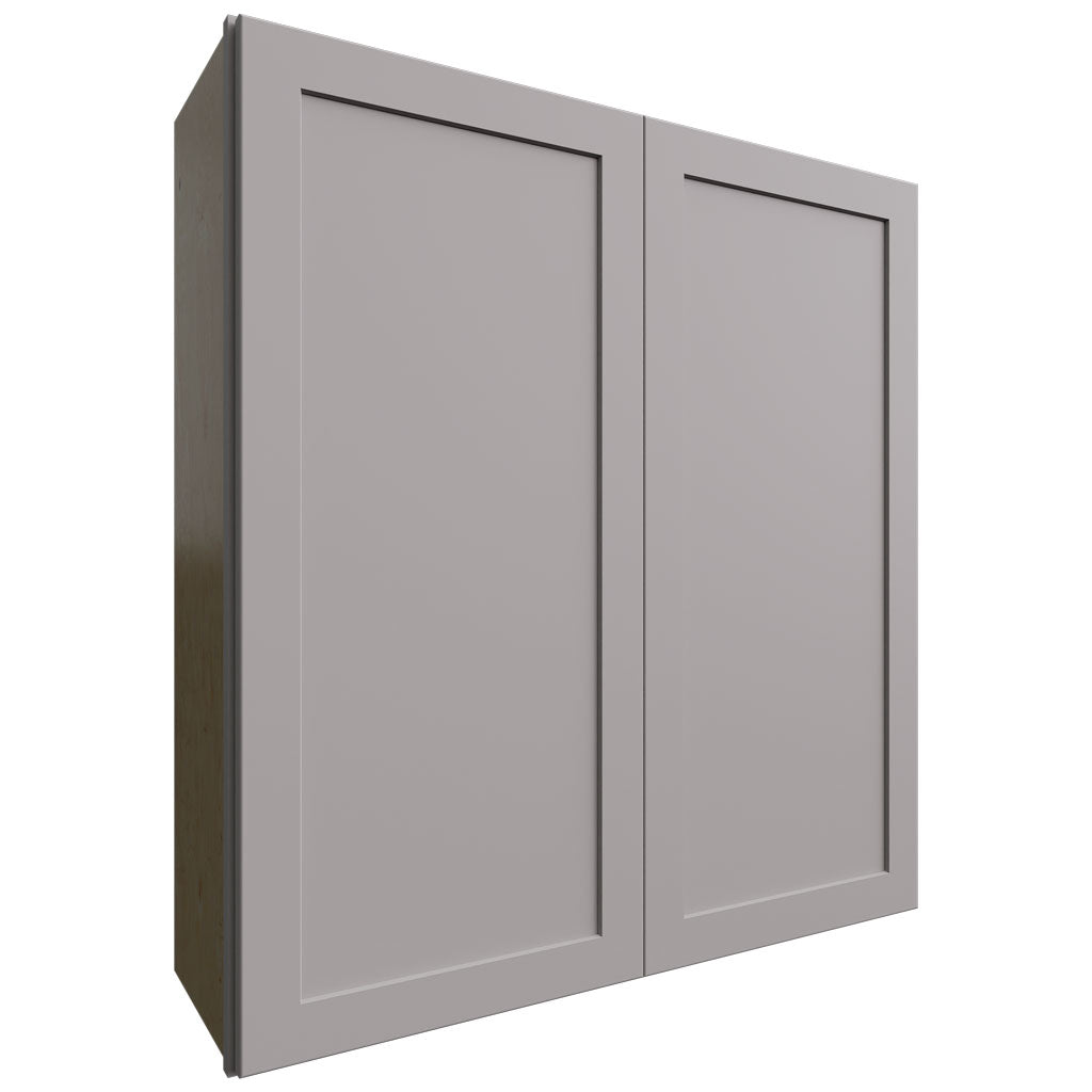 Fabuwood Allure Galaxy Nickel 39" W X 42" H X 12" D Double Door Wall Cabinet