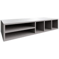 Fabuwood Allure Galaxy Nickel 30" W X 06" H X 12" D Wine Organiser Cabinet
