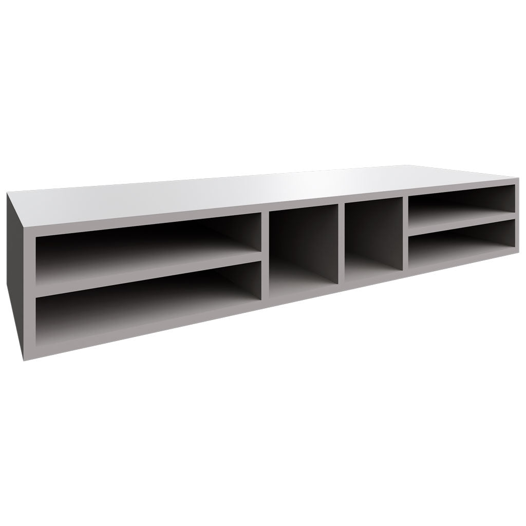 Fabuwood Allure Galaxy Nickel 36" W X 06" H X 12" D Wine Organiser Cabinet