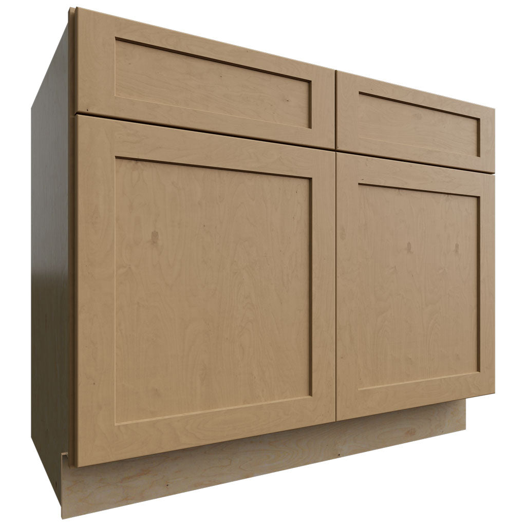 Fabuwood Allure Galaxy Timber 42" W X 34 1/2" H X 24" D Double Doors/Double Drawers Base Cabinet