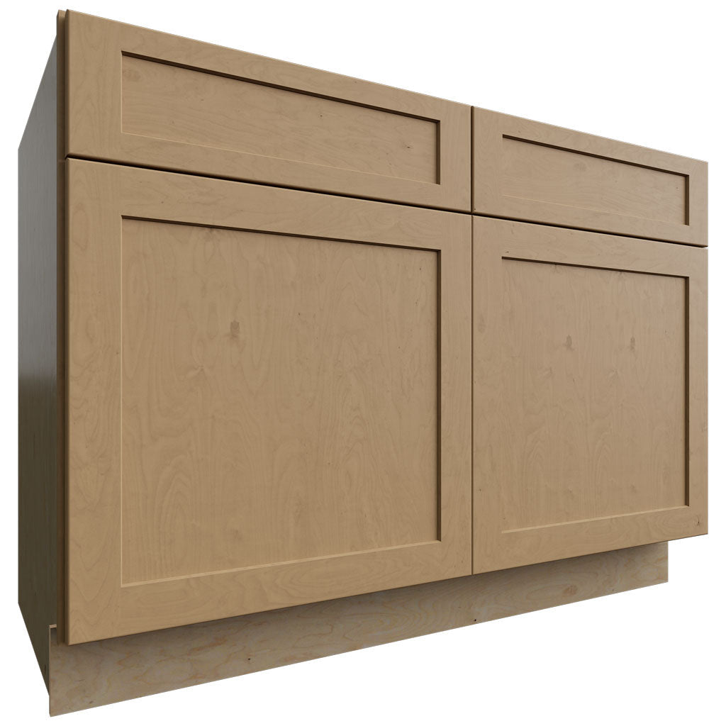 Fabuwood Allure Galaxy Timber 48" W X 34 1/2" H X 24" D Double Doors/Double Drawers Base Cabinet