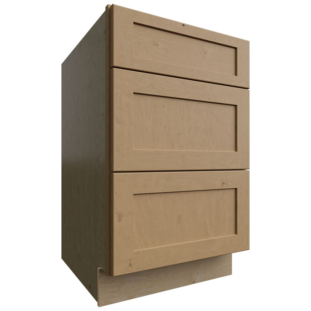 Fabuwood Allure Galaxy Timber 21" W X 34 1/2" H X 24" D 3 Drawer Base Cabinet